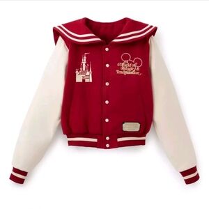 Disney Parks Letterman Jacket For Women 3X